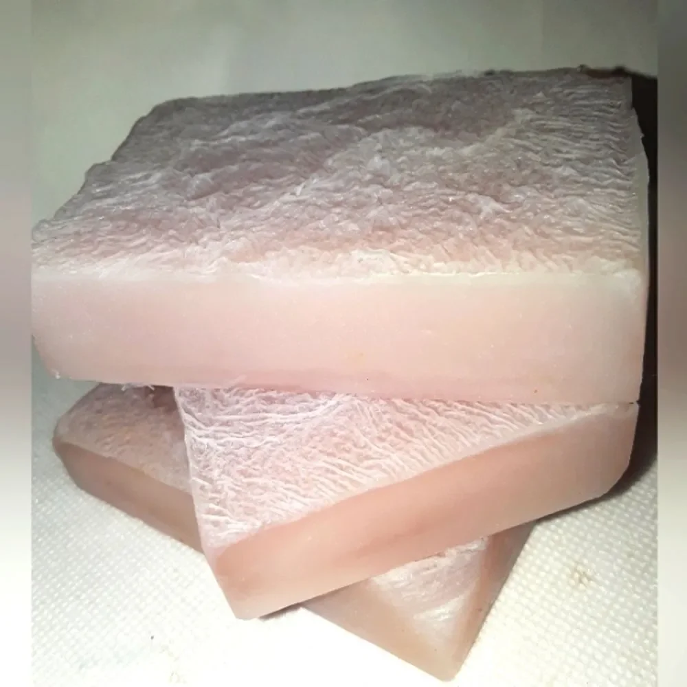 HAND crafted  new  Pink Gardina organic soap bar